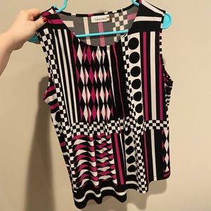Calvin Klein sleeveless blouse